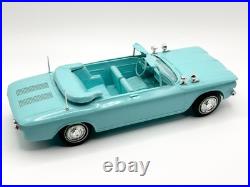 Vintage 1963 Amt Chevrolet Corvair Convertible Turquoise Model Built Kit #4170