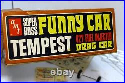 Vintage 1963 Pontiac Tempest Funny Car 1/25 Model Kit Complete Unused Decals
