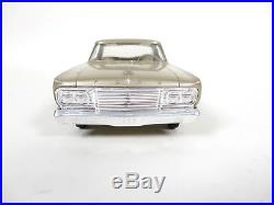 Vintage 1965 Ford Fairlane 500 Gold 1/25 Dealer Promo Model Car AMT