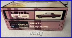 Vintage 1968 AMT Lincoln Continental Model Kit With Box & Instructions