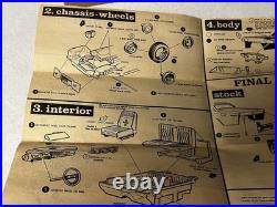 Vintage 1968 AMT Lincoln Continental Model Kit With Box & Instructions