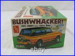 Vintage 1969 AMT 1/25 Scale Bushwacker GMC Jimmy with Trail Bike #T428-250 Read