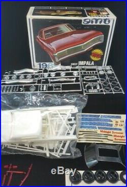 Vintage 1969 AMT CHEVY IMPALA SS Y909-200 1/25th Scale Model Kit COMPLETE