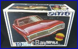 Vintage 1969 AMT CHEVY IMPALA SS Y909-200 1/25th Scale Model Kit COMPLETE