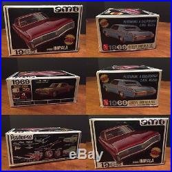 Vintage 1969 AMT CHEVY IMPALA SS Y909-200 1/25th scale model kit