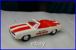 Vintage 1969 Chevy Camaro Ss Indy 500 Official Pace Car Toy Promo Model