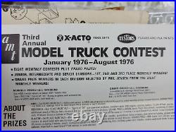 Vintage 1976 AMT 125 Peterbilt Wrecker Model Kit # T522 Complete Mostly Sealed