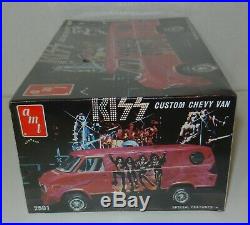 Vintage 1977 Aucoin AMT Kiss Custom Chevy Van Model Kit Factory Sealed NIB RARE