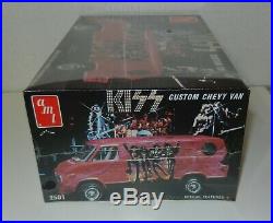 Vintage 1977 Aucoin AMT Kiss Custom Chevy Van Model Kit Factory Sealed NIB RARE