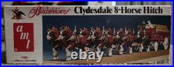 Vintage 1978 Budweiser Beer Clydesdale 8-Horse Hitch AMT Model Kit NOS