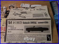 Vintage 1/25 AMT'64 Ford Galaxie 500XL 3 in 1 Complete & Unstarted FREE SHIP