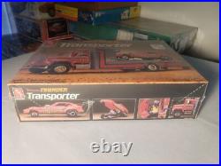 Vintage 1/25 AMT ERTL TENNESSEE THUNDER TRANSPORTER FACTORY SEALED 1986 MINTY