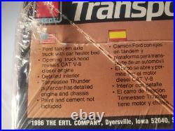 Vintage 1/25 AMT ERTL TENNESSEE THUNDER TRANSPORTER FACTORY SEALED 1986 MINTY Vintage 1/25 AMT ERTL TENNESSEE THUNDER TRANSPORTER FACTORY SEALED 1986 MINTY