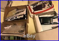 Vintage 1/25 AMT Revell Model Car Junkyard Parts Lot In Boxes Plastic Metal Body