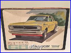 Vintage 1/25 Scale AMT 1968 Ford Falcon Model Car 3 Way Customizing Kit