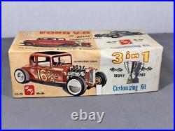 Vintage 60s AMT Scale Model 1932 Ford V8 Coupe'THE DEUCE' Customizing Kit #232