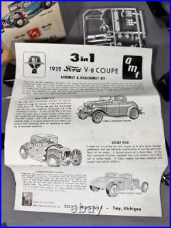 Vintage 60s AMT Scale Model 1932 Ford V8 Coupe'THE DEUCE' Customizing Kit #232
