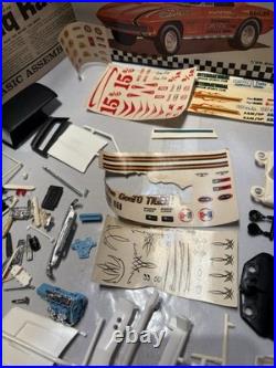 Vintage 67' Chevy Vette Sting Ray Convertible AMT Customizing Kit, Model Car Kit