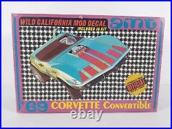 Vintage'69 Corvette Convertible AMT 125 Model Kit Parts Lot