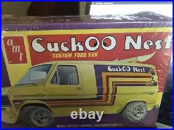 Vintage 70's AMT Cuckoo Nest Custom Ford Van Econoline 150 125 Model Kit RARE