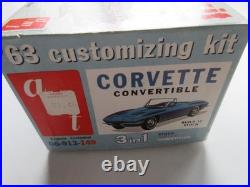 Vintage AMT1963 Corvette Convertible 06-913-149 63 customizing kit