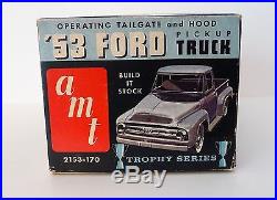 Vintage AMT 1953 George Barris Ford Truck Pickup Model Kit ORIGINAL