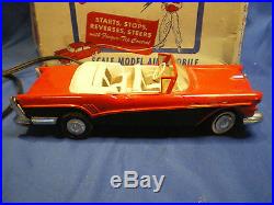 Vintage AMT 1957 Buick Century Convertible Remote Control Promo Car in Red WithBox