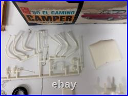 Vintage AMT 1959'59 EL CAMINO CAMPER Model Kit Unbuild / READ