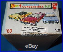 Vintage AMT 1960 Continental Convertible #44460 1/25 Scale-Model Car Swap Meet