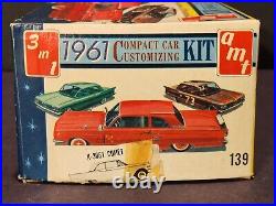 Vintage AMT 1961 Mercury Comet 2 Door Sedan, 1/25 Scale Model Kit, N. Mint K-3061