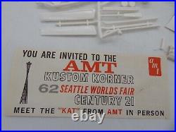 Vintage AMT 1962 Ford Galaxie Convertible 3 in 1 Customizing 125 Model Kit K112
