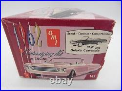 Vintage AMT 1962 Ford Galaxie Convertible 3 in 1 Customizing 125 Model Kit K112