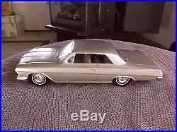Vintage AMT 1962 Gold Chevrolet Impala Promo Car