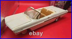 Vintage AMT 1962 Pontiac Convertible 3 in 1 Model Kit Partially Assembled K612 +