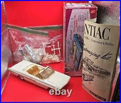 Vintage AMT 1962 Pontiac Convertible 3 in 1 Model Kit Partially Assembled K612 +