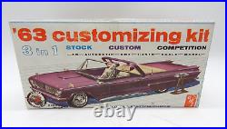 Vintage AMT 1963 Mercury Meteor 3 in 1 Customizing 125 Model Kit 05-363-149