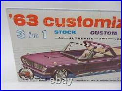 Vintage AMT 1963 Mercury Meteor 3 in 1 Customizing 125 Model Kit 05-363-149