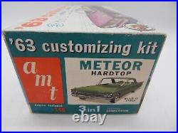 Vintage AMT 1963 Mercury Meteor 3 in 1 Customizing 125 Model Kit 05-363-149