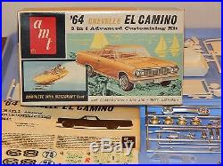 Vintage AMT 1964 Chevy El Camino with Westcraft Boat Kit