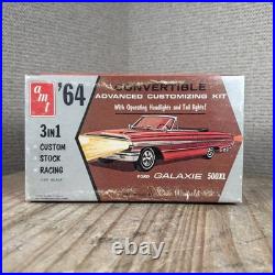 Vintage AMT 1964 Ford Galaxie 500XL Conv Kit 1/25 Scale Unassembled #6114-200
