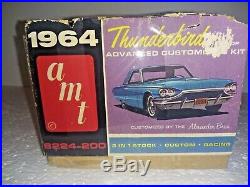 Vintage AMT 1964 Ford Thunderbird Hardtop Model Kit AMT Opened