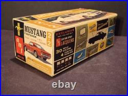 Vintage AMT 1965 Ford Mustang 2+2 Fastback 1/25 Scale Model Kit, Mint Unbuilt