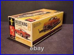 Vintage AMT 1965 Ford Mustang 2+2 Fastback 1/25 Scale Model Kit, Mint Unbuilt