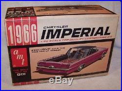 Vintage AMT 1966 Chrysler Imperial Hardtop Model Kit! Unbuilt, Very nice