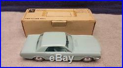Vintage AMT 1966 Mustang Dealer Promo Model Car in Light Blue Mint Boxed NOS