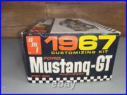 Vintage AMT 1967 Mustage GT Fastback 1/25 model kit