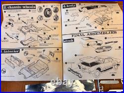 Vintage AMT 1967 Oldsmobile Toronado Hardtop 125 Model Kit 6937-200 COMPLETE