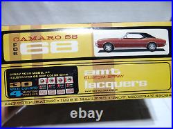 Vintage AMT 1968 Camaro SS 1/25 Very Rare Customizing Model Kit Number 6618-200