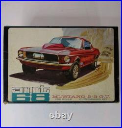 Vintage AMT 1968 Mustang 2+2 GT Customizing Model Kit #6168-002
