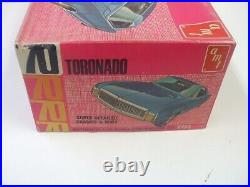 Vintage AMT 1970 Oldsmobile Toronado 1/25 Model Kit #Y723 with Original Box